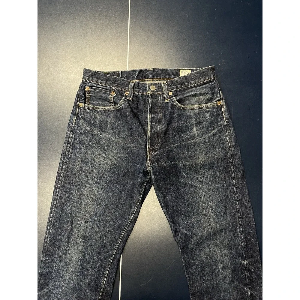 Orslow Lot 105 Japanese Selvage Denim Jeans Size S(1) Dark Blue 30x29